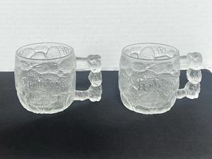 Flintstones Glass McDonalds RocDonalds Cups